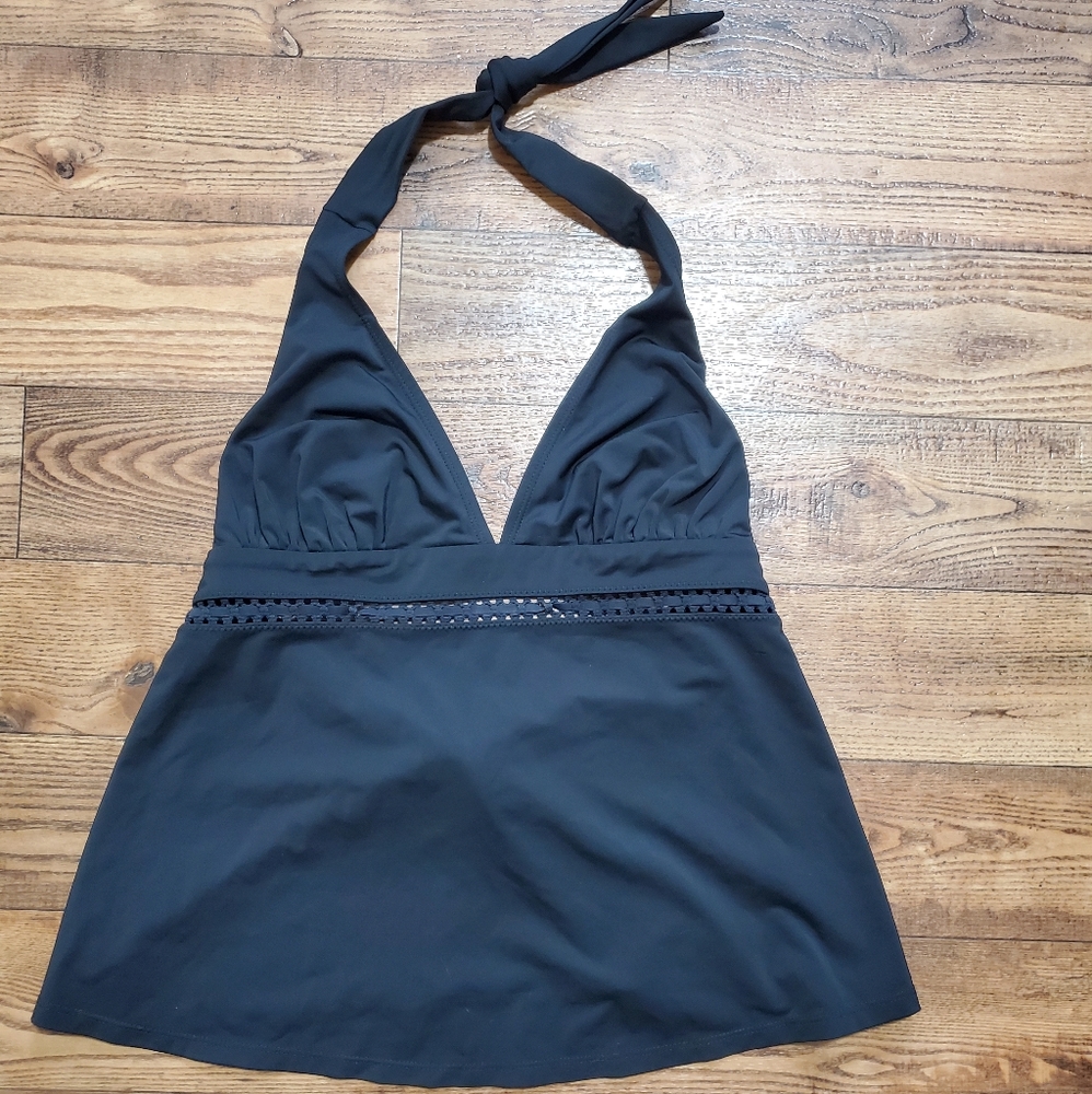 Motherhood Maternity Black Tankini size small